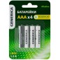 Элемент питания алкалиновый AAA/LR03 Alkaline (блист.4шт) GENERICA ABT-LR03-ST-L04-G