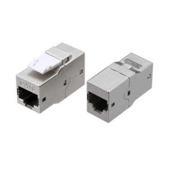 Адаптер проходной (coupler) Keystone Jack RJ45 (8P8C) кат.6 4 пары экранир. CA2-KJ-C6-SH-BK черн. Hyperline 444916