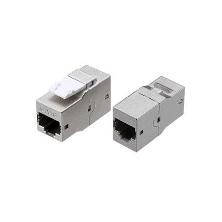 Адаптер проходной (coupler) Keystone Jack RJ45 (8P8C) кат.6 4 пары экранир. CA2-KJ-C6-SH-BK черн. Hyperline 444916