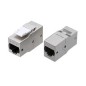 Адаптер проходной (coupler) Keystone Jack RJ45 (8P8C) кат.6 4 пары экранир. CA2-KJ-C6-SH-BK черн. Hyperline 444916