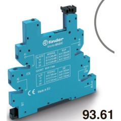 Розетка MasterBASIC с винт. клеммами (с зажимной клетью) для реле 34 серии 24В DC в комплекте пластик. клипса опции: LED FINDER 