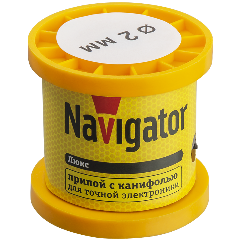 Припой 93 084 NEM-Pos02-61K-2-K100 (ПОС-61, катушка, 2мм, 100 г) Navigator 93084