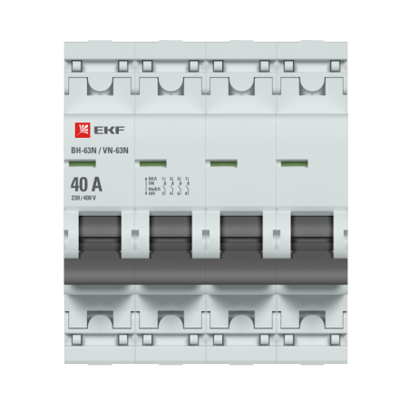 Выключатель нагрузки 4п 40А ВН-63N PROxima EKF S63440