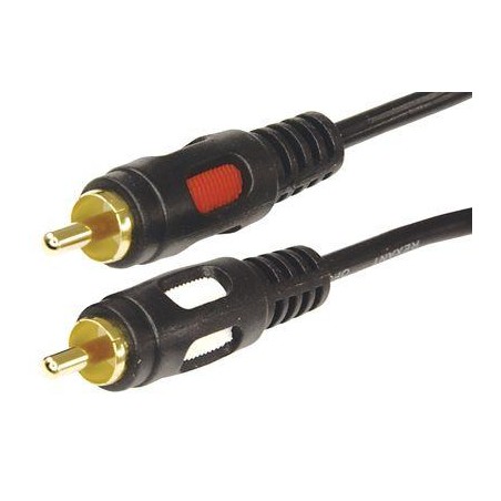 Шнур 2RCA Plug - 2RCA Plug 1.5м (GOLD) Rexant 17-0143