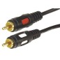 Шнур 2RCA Plug - 2RCA Plug 1.5м (GOLD) Rexant 17-0143