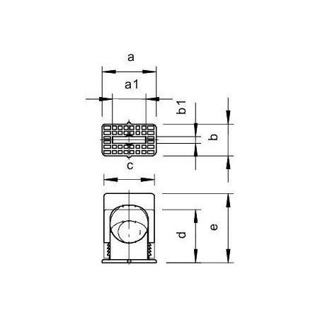 Скоба крепежная d14-24мм 3051 LGR OBO 2101033