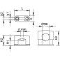 Скоба крепежная d15-25мм 3081 LGR OBO 2124254