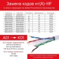 Кабель CAT 6A U/FTP нг(А)-HF (бухта 500м) аква DKC RN6AUFA01AQ