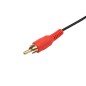 Шнур 3.5мм 4C Plug - 3RCA Plug 1.5м PE (GOLD) Rexant 17-4412-4