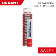 Элемент питания алкалиновый AA/LR6 (уп.24шт) Rexant 30-1024