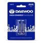 Элемент питания алкалиновый AAA/LR03 1.5В High Energy Alkaline 2021 BL-2 (уп.2шт) DAEWOO 5030350