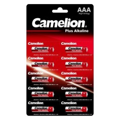 Элемент питания алкалиновый AAA/LR03 1.5В Plus Alkaline LR03-BP1х10P (блист.10шт) Camelion 14136