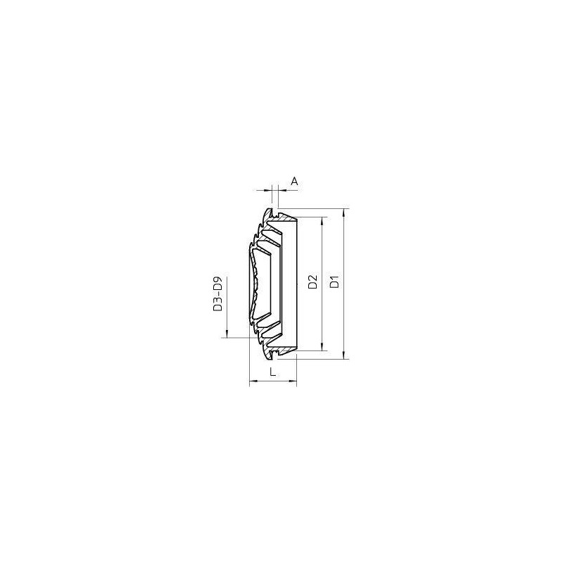 Уплотнитель мембранный d25/4-20 EDK 25 LGR OBO 2011638