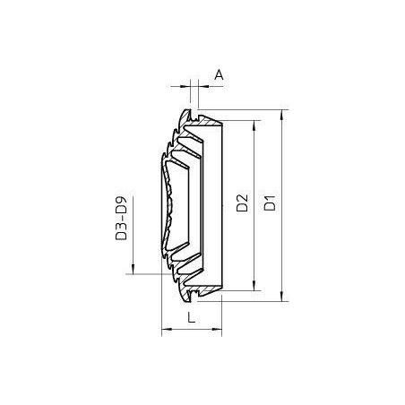 Уплотнитель мембранный d25/4-20 EDK 25 LGR OBO 2011638