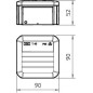 Коробка распределительная 90х90х52мм T40 OE OBO 2007223