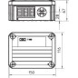 Коробка распределительная 150х116х67мм T100 WB 3S3 OBO 2007813