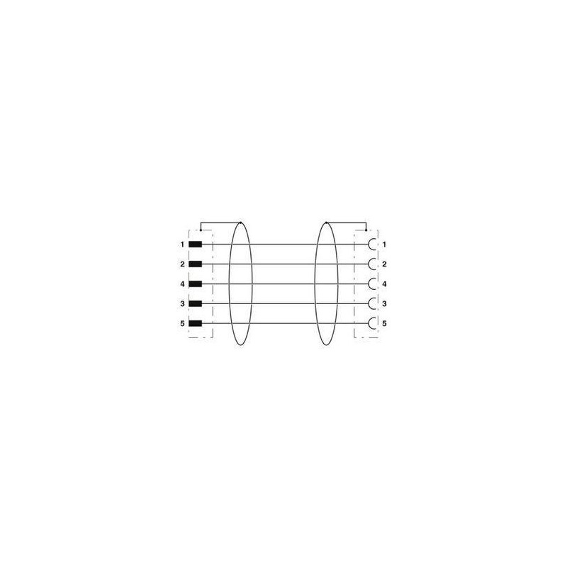 Кабель для датчика SAC-5P-M12MS/ 3.0-PUR/M12FS SH Phoenix Contact 1500910