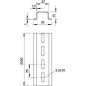 Рейка монтажная 2000х35х15 2069 15 1.5 FS (дл.2м) OBO 1115460