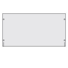 Панель сплошная 19" высота 8U RAM BLOCK CQE DKC R5PRK8