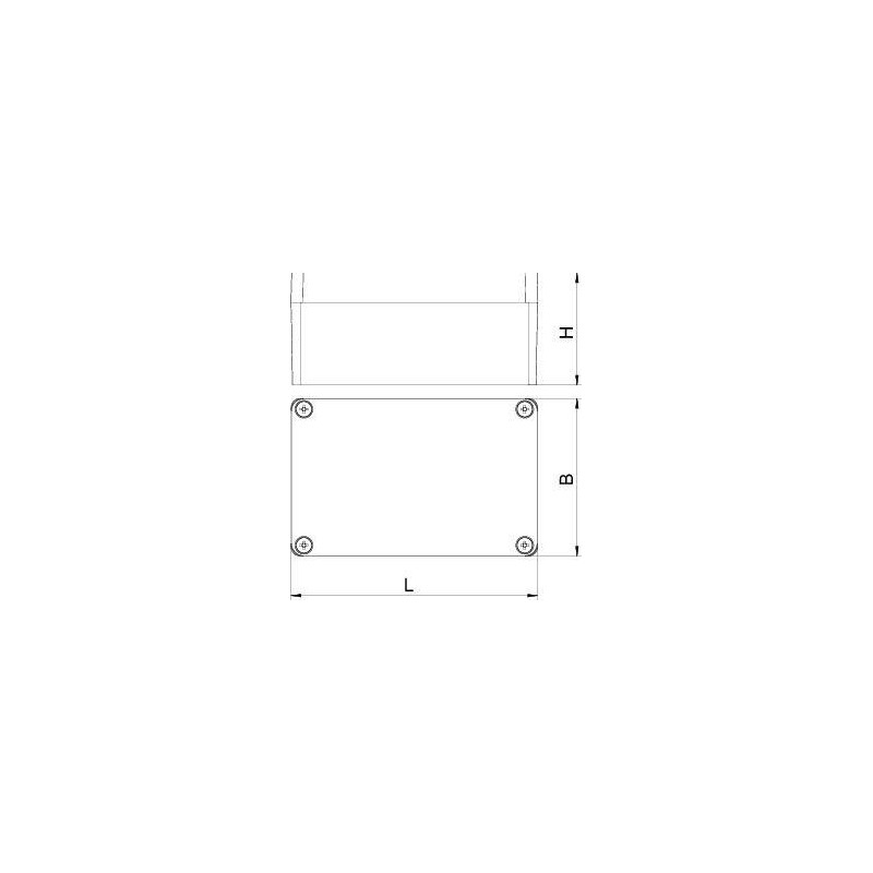 Коробка распределительная 125х80х57мм ALU MX 120805 SGR OBO 2011312