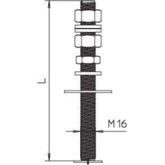 Шпилька резьбовая is Fang 3B-G4 OBO 5408905