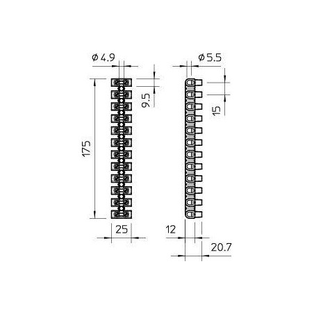 Клемма винт. 16.0кв.мм 78 CE WS бел. OBO 2056550