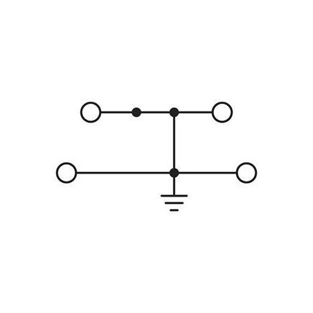 Клемма двухъярусная заземляющая STTB 2.5 PE Phoenix Contact 3036026