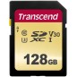 Карта памяти TS128GSDC500S 128GB SDXC Class 10 UHS-I U3 V30 R95 W60MB/s Transcend 1000501899