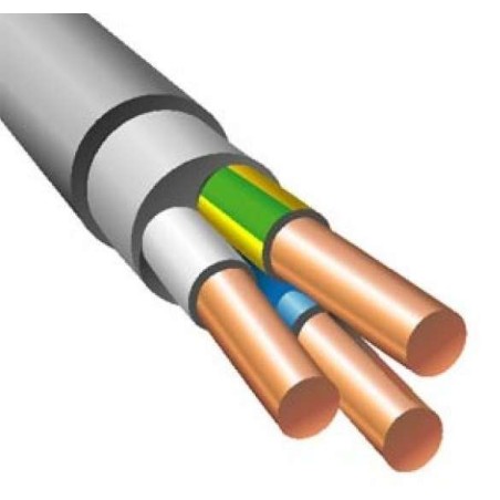 Кабель NUM-J 3х2.5 (бухта) (м) ЭЛЕКТРОКАБЕЛЬ НН 000006667