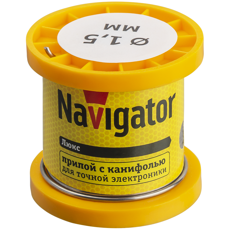 Припой 93 083 NEM-Pos02-61K-1.5-K100 (ПОС-61, катушка, 1.5мм, 100 г) Navigator 93083