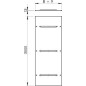 Крышка для лотка осн.600 L3000 сталь 1.5мм WDRL 1116 60 FS оцинк. OBO 6227465