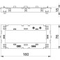 Рамка Modul45 монтажная 71MT3 45-2 полиамид сер. OBO 6288574