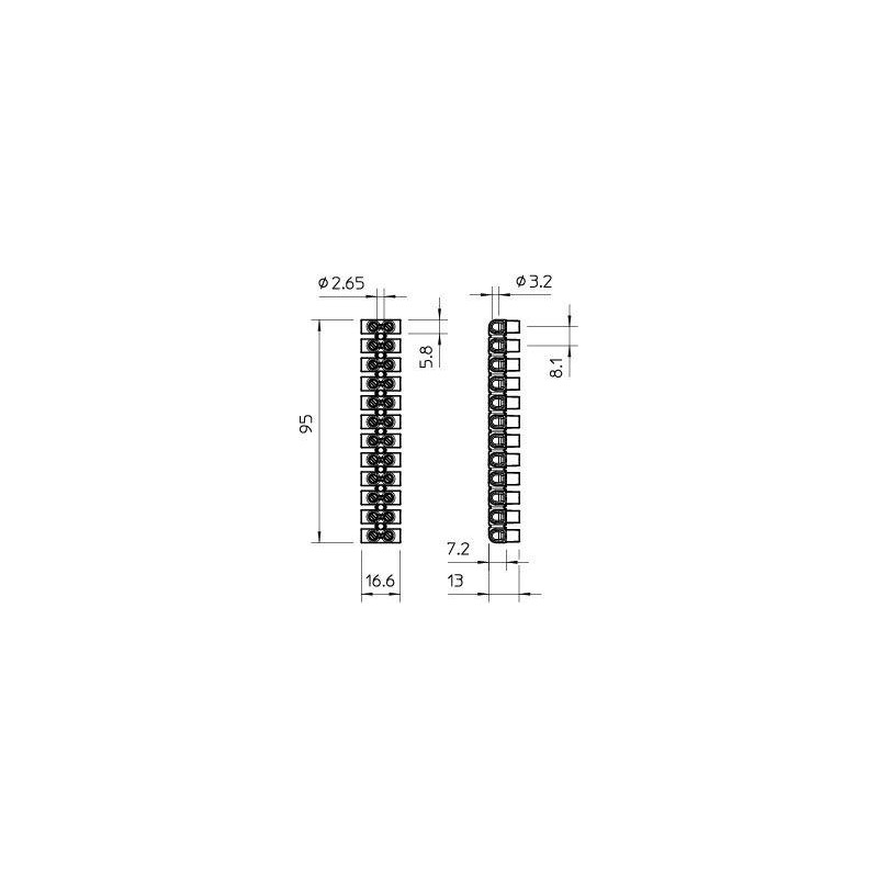 Клемма винт. 4.0кв.мм 72 CE WS бел. OBO 2056070