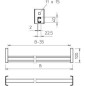 Перекладина С-образ. для кабельного лотка лестн. типа 854мм CK 40 90 FT OBO 6008291