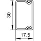 Мини-канал 17.5х30 L2000 WDK15030RW бел. (дл.2м) OBO 6191010