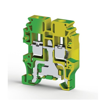 Клеммник винтовой мини 2.5кв.мм (земля) MVK 2.5T Klemsan 334420