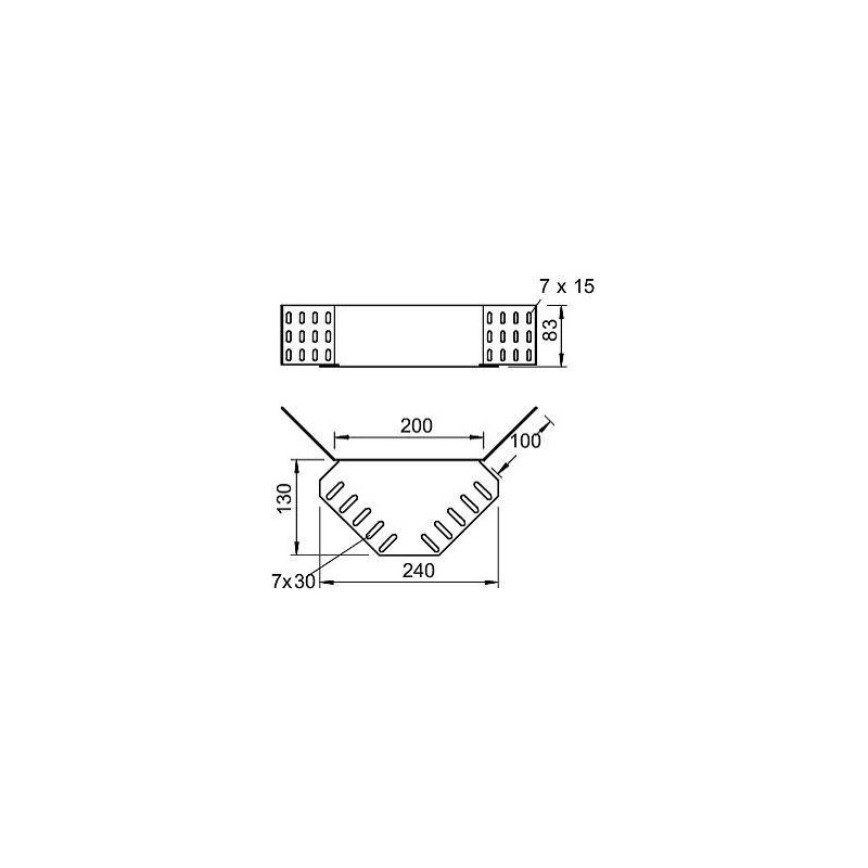 Соединитель угловой H85 REV 85 DD OBO 6069320