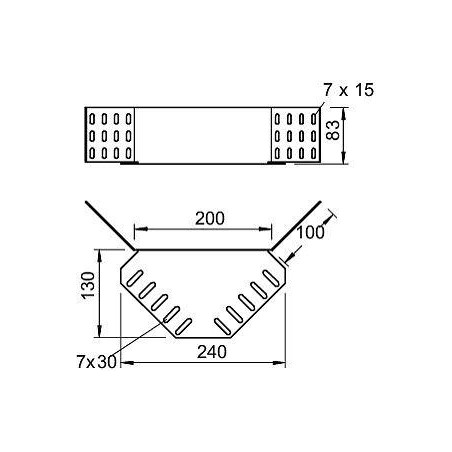 Соединитель угловой H85 REV 85 DD OBO 6069320