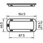 Вставка предохранительная для лотка KRS-DR 920 PE OBO 6087965