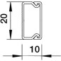 Мини-канал 10х20 L2000 WDK10020RW (дл.2м) OBO 6150764