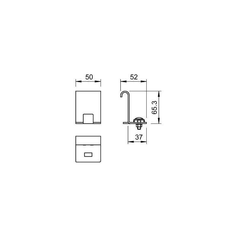 Зажим для ответвл. оцинк. LAS 60 FT OBO 6221378