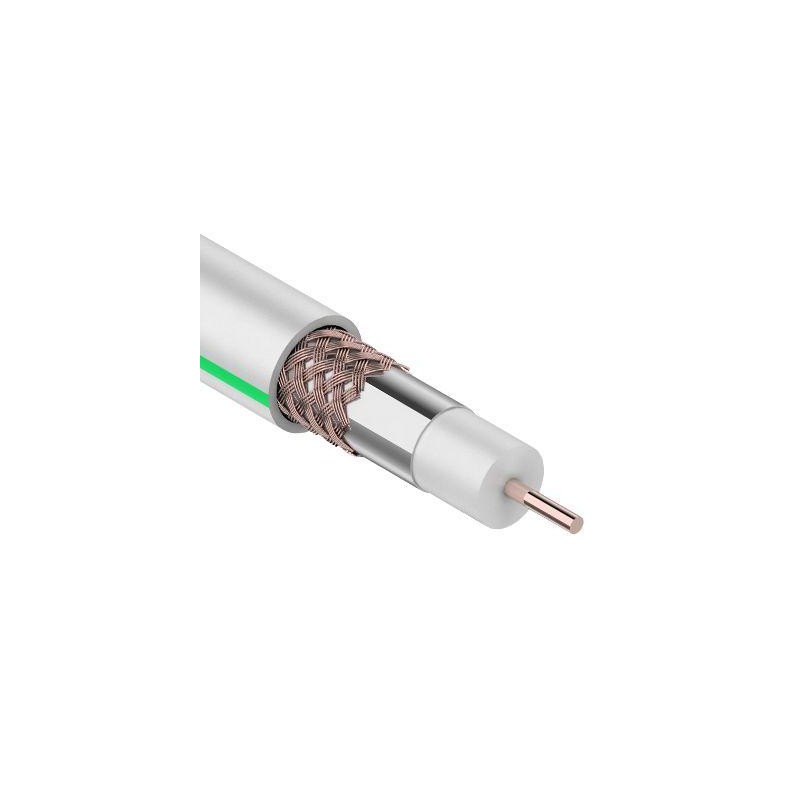 Кабель SAT 703B Cu/Al/Cu 48% 75Ом бел. (уп.100) СМАРТКИП 01-2424