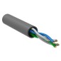 Кабель витая пара U/UTP кат.5E 2х2х24AWG PVC сер. РФ/С (уп.305м) ITK LC1-C5E02-111-S-R