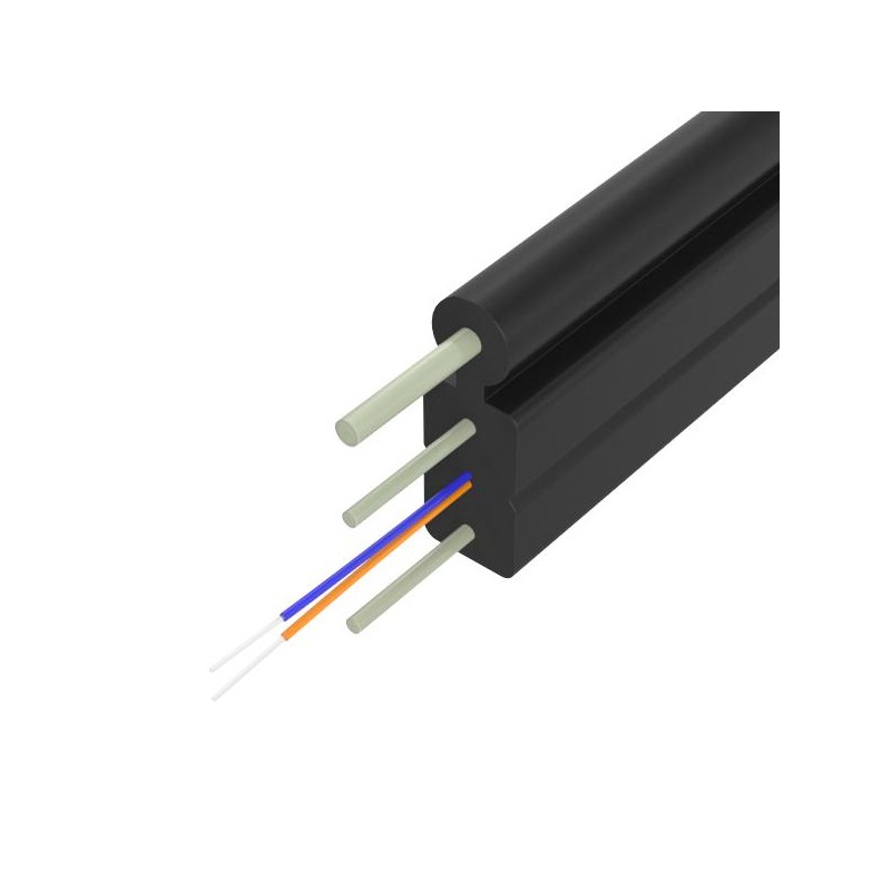 Кабель оптический ВО FTTH-2FRP+FRP-2-G.657.A1 2000м SUPRLAN 02-0167