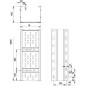 Лоток листовой перфорированный 300х160 L6000 сталь 2мм WKSG 163 FT для больших расстояний OBO 609855