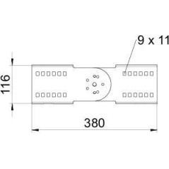 Комплект соединительный для ответв. H110 WRGV 110 VA4301 (болт+гайка) OBO 6091338