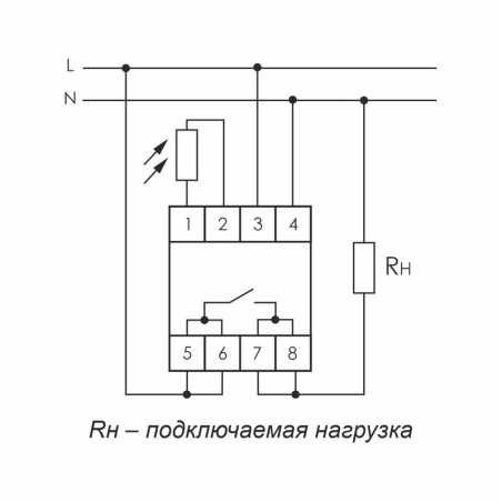 Фотореле AZ-B-30 2мод. 230В 30А 1НО IP20 выносн. герметичн. фотодатчик монтаж на DIN-рейке F@F EA01.