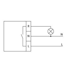 Фотореле AWZ (встроен. фотодатчик монтаж на плоскость 230В 16А 1 НО IP65) F@F EA01.001.003