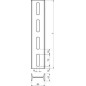 Профиль I-образный 80х42 L500 IS 8 50 FT гор. оцинк. OBO 6337066