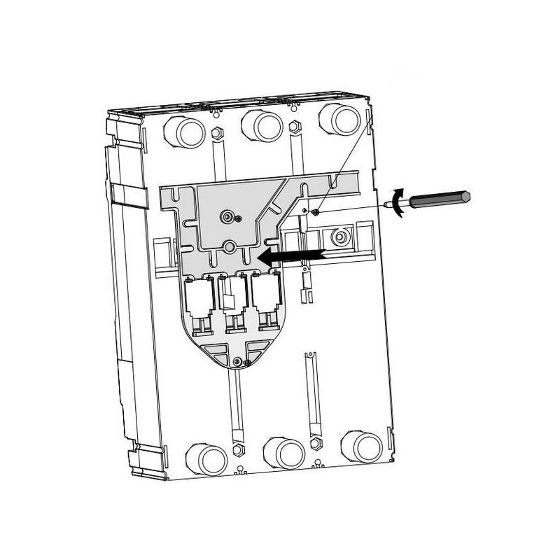 Разъем для втычного SUSOL MCCB ASS'Y BASE CONNECTOR TS800 LS Electric 83261174806